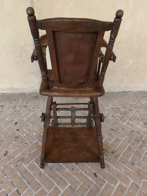 French Children's Chair in Walnut, Late 1800s-ZFY-1768979