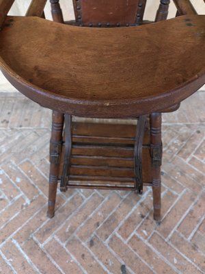 French Children's Chair in Walnut, Late 1800s-ZFY-1768979