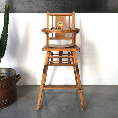 French Childrens High Chair, 1960s-BVG-973042