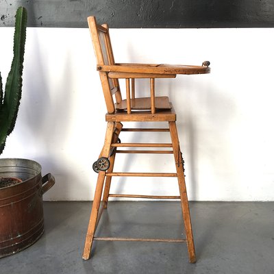 French Childrens High Chair, 1960s-BVG-973042