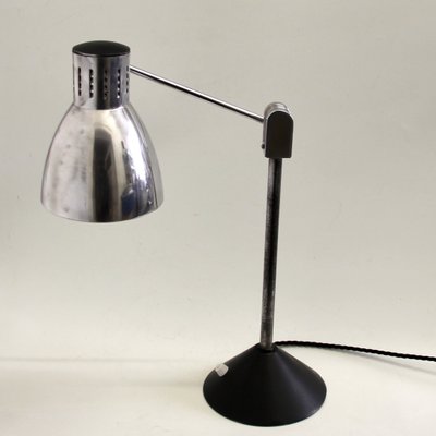 French Chromed and Lacquered Metal Table Lamp from Jumo, 1940s-SY-942290