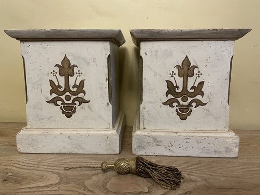 French Church Columns Consoles, Set of 2-OFB-1783557