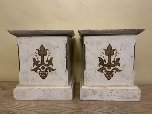 French Church Columns Consoles, Set of 2-OFB-1783557