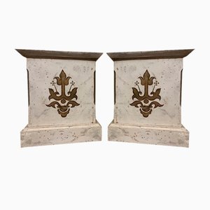 French Church Columns Consoles, Set of 2-OFB-1783557