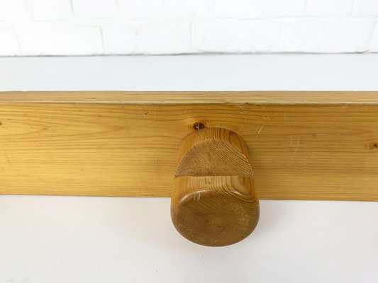 French Coat Rack in Pinewood attributed to Charlotte Perriand for Les Arcs, 1960s-ZM-1802323