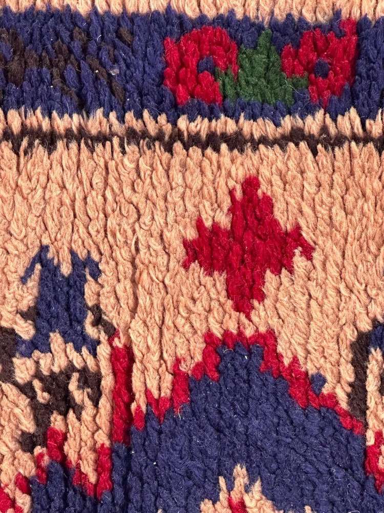 French Cogolin Oushak Rug, 1940s