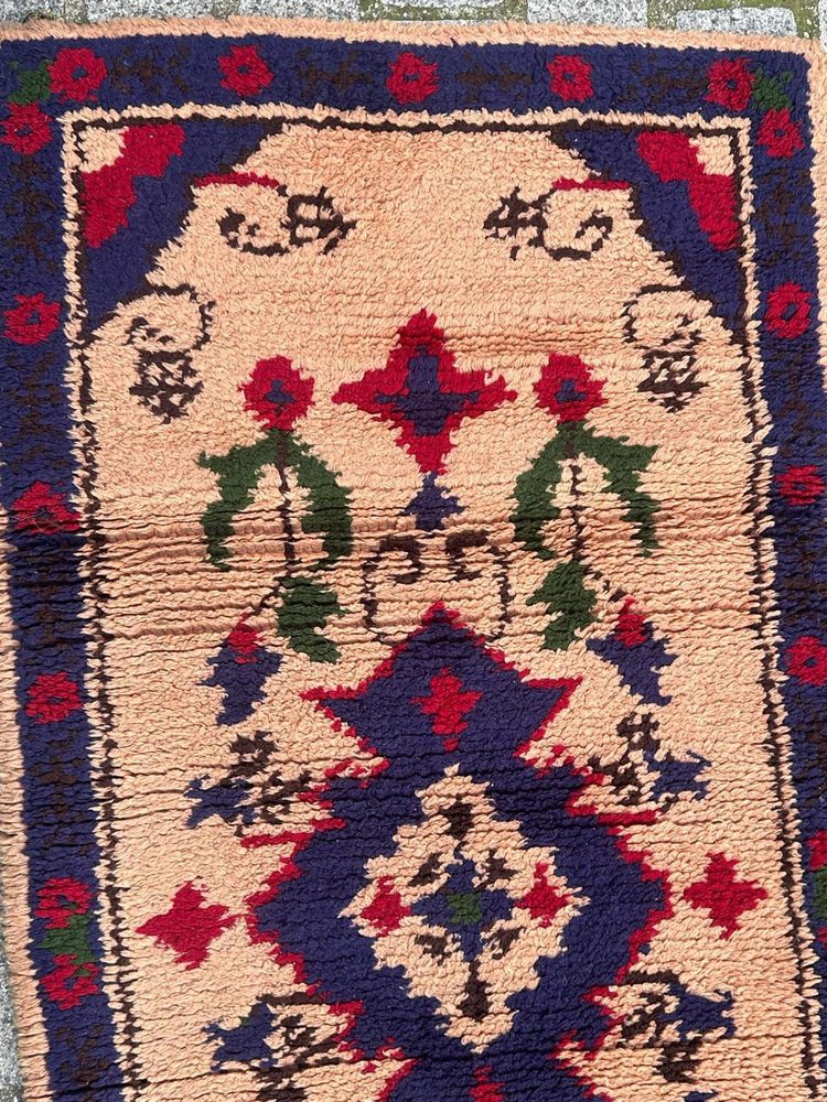 French Cogolin Oushak Rug, 1940s