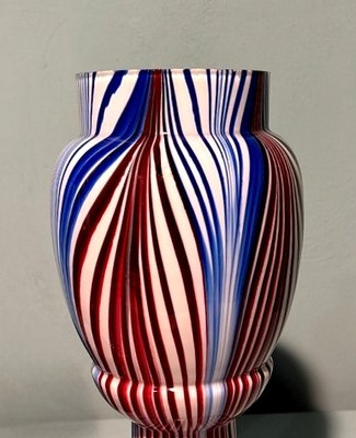 French Colored Opaline Glass Vases from Clichy Cristallerie, 1860, Set of 2-QRS-2031384