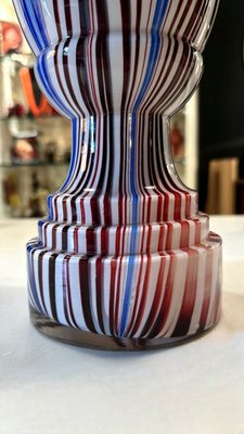 French Colored Opaline Glass Vases from Clichy Cristallerie, 1860, Set of 2-QRS-2031384