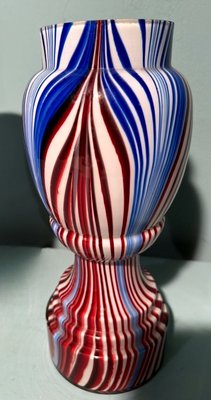 French Colored Opaline Glass Vases from Clichy Cristallerie, 1860, Set of 2-QRS-2031384