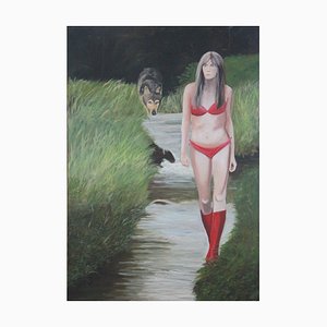 French Contemporary Art, Jean-Marc Teillon, The Red Boots, 2014-CHG-1019713