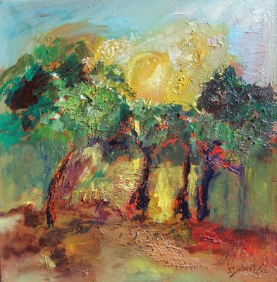 French Contemporary Art, Josette Dubost, Inonde De Soleil, 2019-CHG-978269