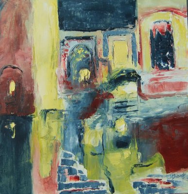 French Contemporary Art, Josette Dubost, La Ville Ancienne, 2015-CHG-978271