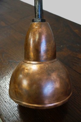 French Copper Sconce from Holophane, 1920s-GQ-846205