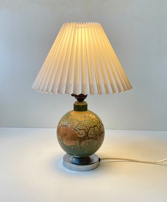 French Craquelé Table Lamp in the style of Jean Besnard, 1920s-LCR-2034999