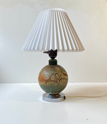 French Craquelé Table Lamp in the style of Jean Besnard, 1920s-LCR-2034999