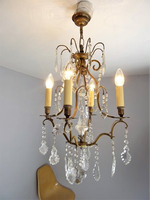 French Crystal Chandelier, 1900s-FPY-1145374