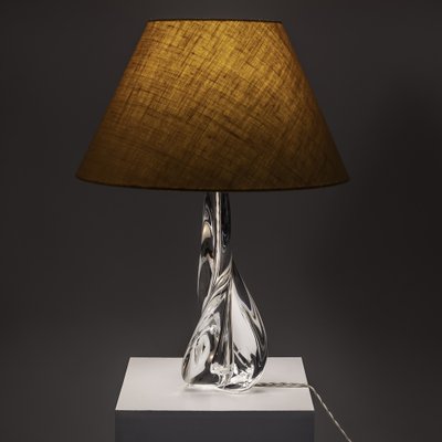 French Crystal Lamp from Saint Louis, 1950s-SQP-1699988