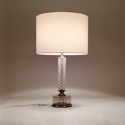 French Crystal Table Lamp, 1950s-YBI-2033950