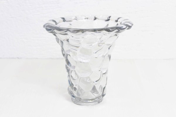 French Crystal Vase from P.D'Avesn, 1940s-BQF-874390