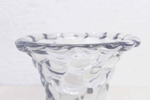 French Crystal Vase from P.D'Avesn, 1940s-BQF-874390