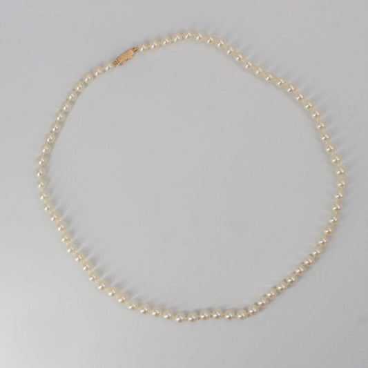 French Cultured Pearl Strand Choker Necklace, 2000s