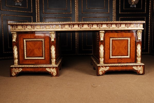 French Desk in Pine & Tulipwood-FLW-1402011