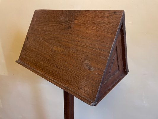 French Double Lectern in Oak, 1890s-OFB-2016154