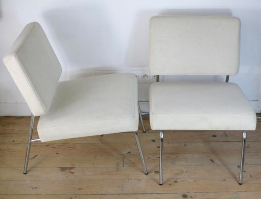 French Easy Chairs, 1960s, Set of 2-MAO-559790