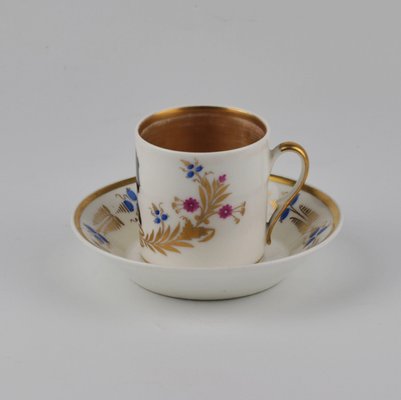 French Empire Cup & Saucer, Set of 2-WMV-1129507