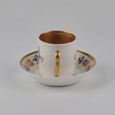 French Empire Cup & Saucer, Set of 2-WMV-1129507