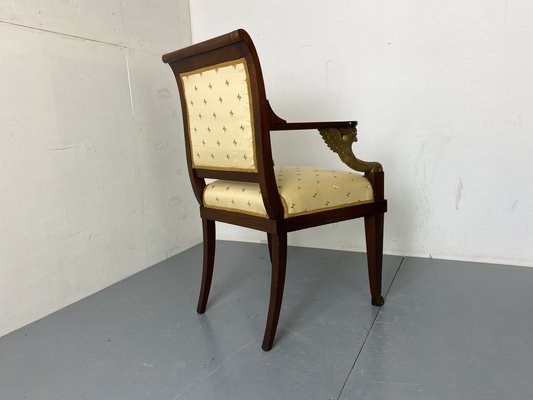 French Empire High Armchair-DE-1738684