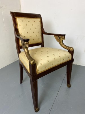 French Empire High Armchair-DE-1738684