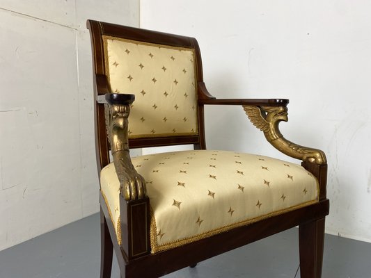 French Empire High Armchair-DE-1738684