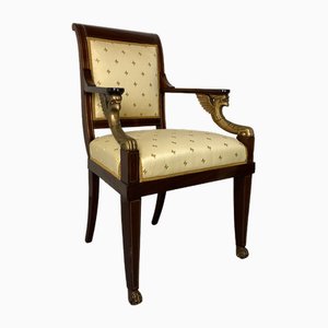 French Empire High Armchair-DE-1738684