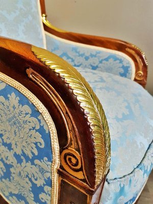 French Empire Restoration Period Armchair, 1825-POM-753721