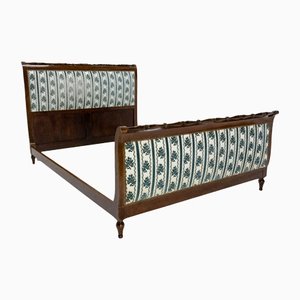 French Empire Style Iroko Bed, 1960-RIU-1183452