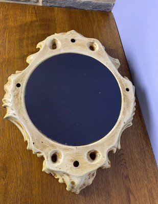 French Empire Style Mirror with Porcelain Frame, 1950s-GYX-1287064