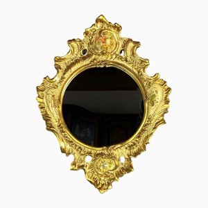 French Empire Style Mirror with Porcelain Frame, 1950s-GYX-1287064