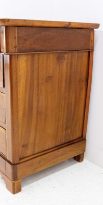 French Empire Style Walnut Commode Chest of Drawers, 1920s-RIU-1364690