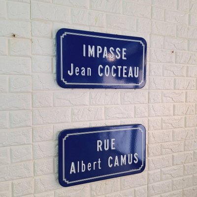 French Enamel Street Signs, Set of 2-FRB-1757829