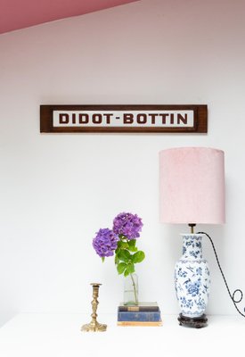 French Enamelled Didot Bottin Sign, 1900s-JWI-1022535