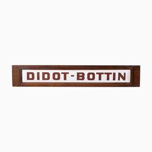 French Enamelled Didot Bottin Sign, 1900s-JWI-1022535