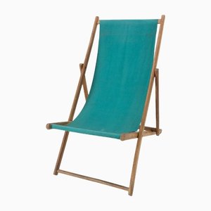 French Fabric Folding Deck Chair-RIU-1215346