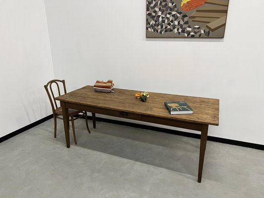 French Farm Dining Table, 1950s-WKI-1747322