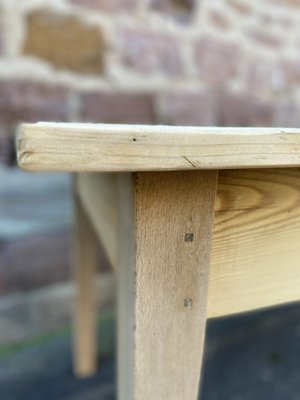 French Farm Table in Fir, 1950s-GQM-1783313