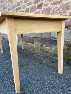 French Farm Table in Fir, 1950s-GQM-1783313