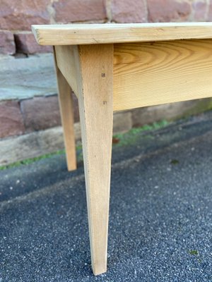 French Farm Table in Fir, 1950s-GQM-1783313