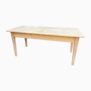 French Farm Table in Fir, 1950s-GQM-1783313