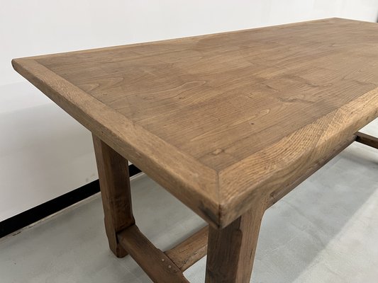 French Farm Table in Oak and Walnut, 1950s-WKI-1752597